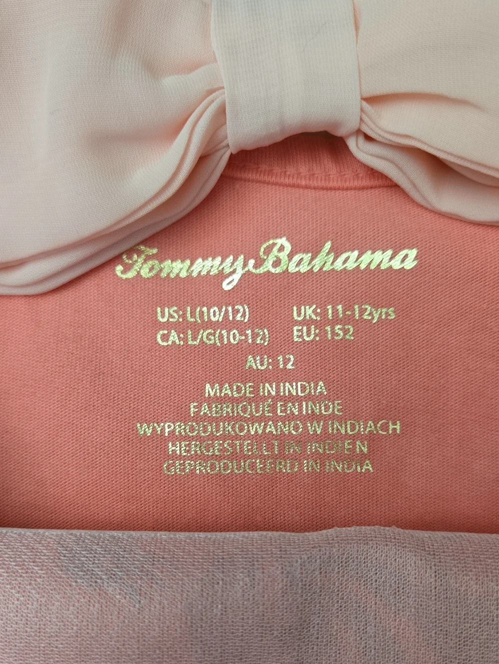 Tommy Bahama Long Sleeve Shirt, Girls Size Large, NWT